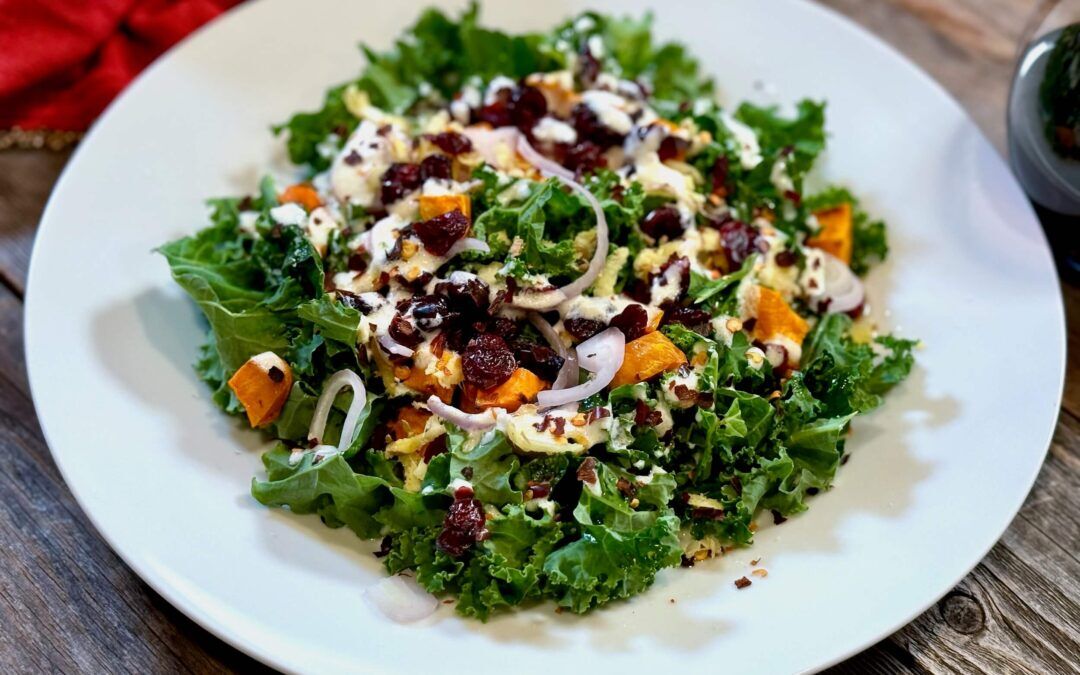 Kale Salad With a Creamy Yogurt and Lemon Dressing | Life At The Table Kale Salad With a Creamy Yogurt and Lemon Dressing | Life At The Table